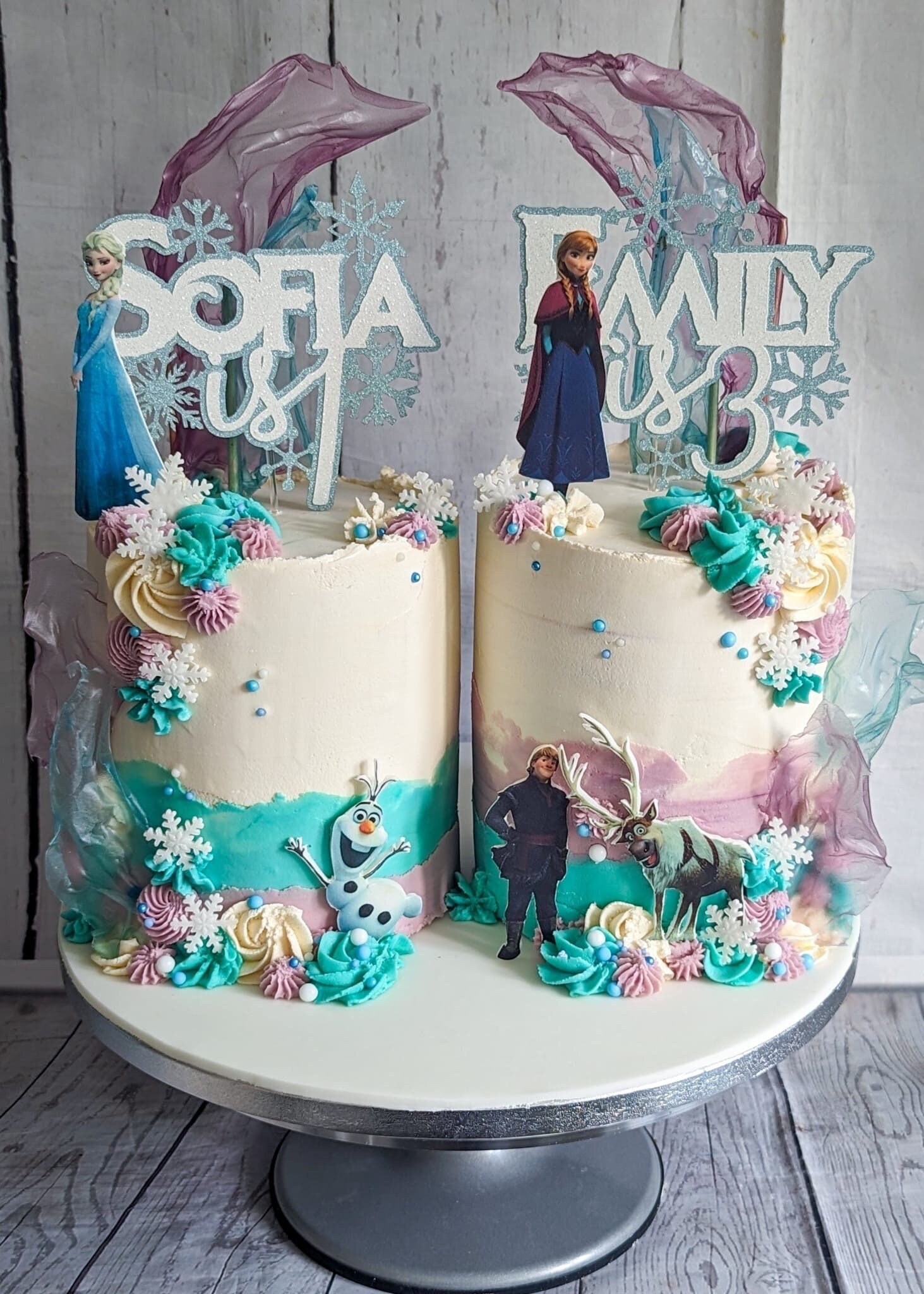 Frozen Inspired Topper