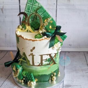 Name Charm & Age Cake Topper