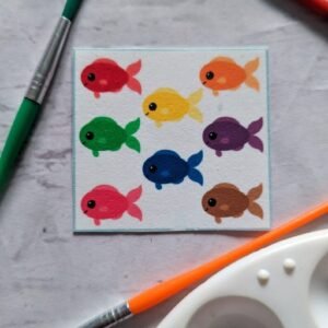 PYO Edible Fish Themed Paint Palette
