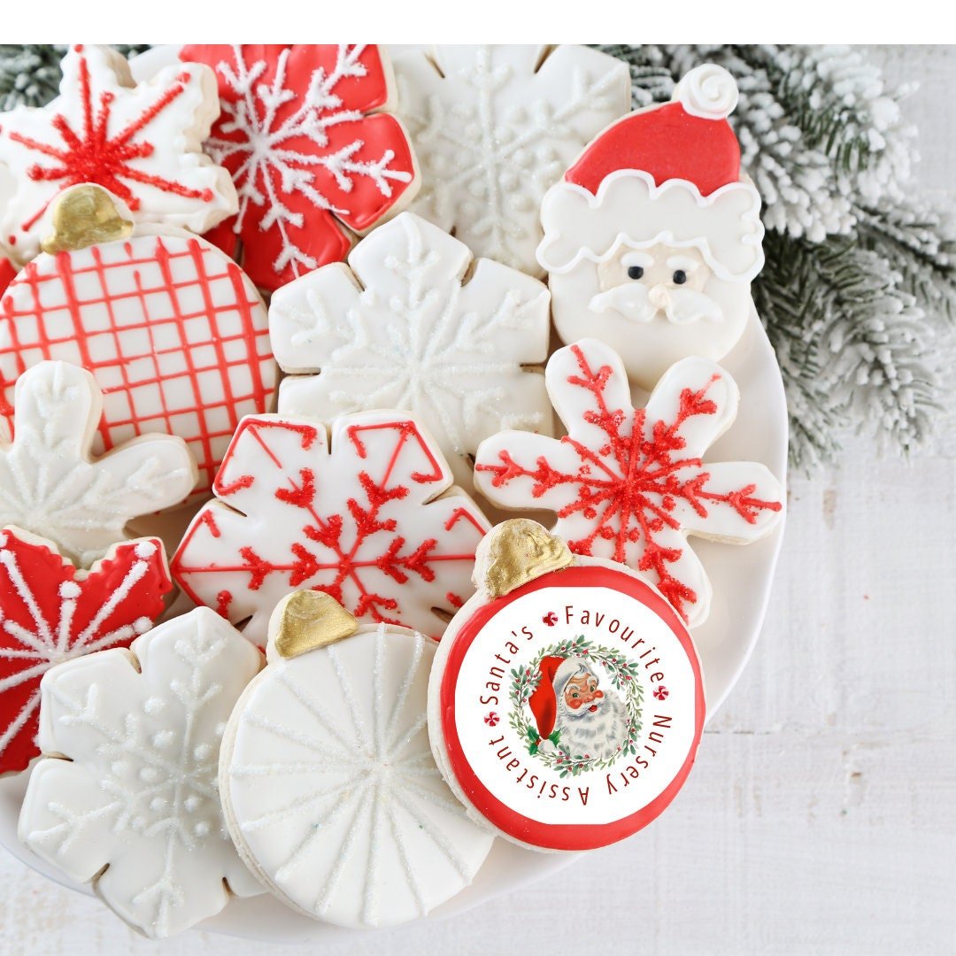 Edible Icing Vintage 'Santa's Favourite...' - Image 2