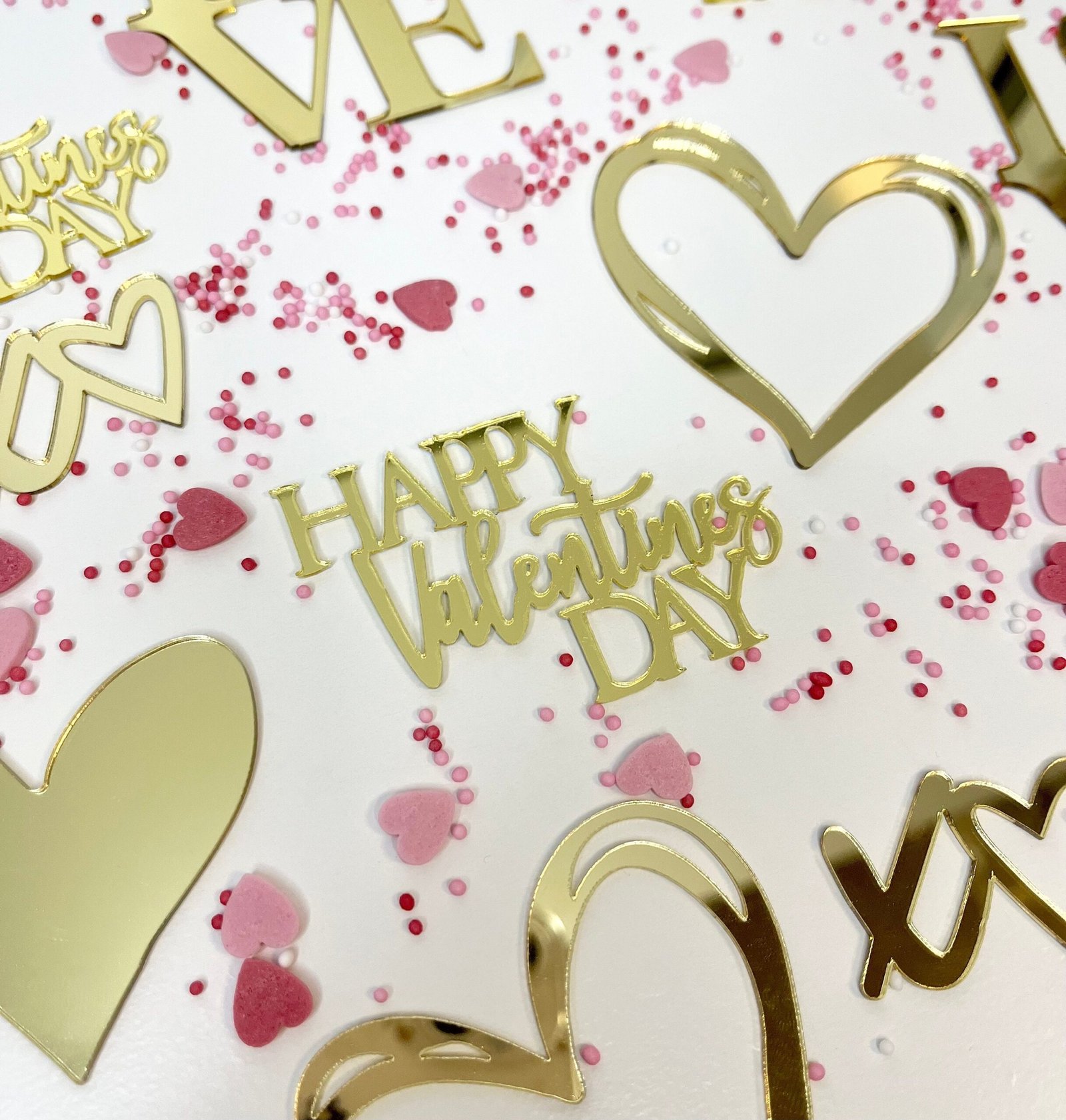 Acrylic Script Happy Valentines Day - Image 5