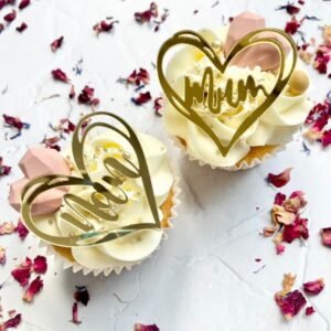 Acrylic Mum or Nan in Heart Border