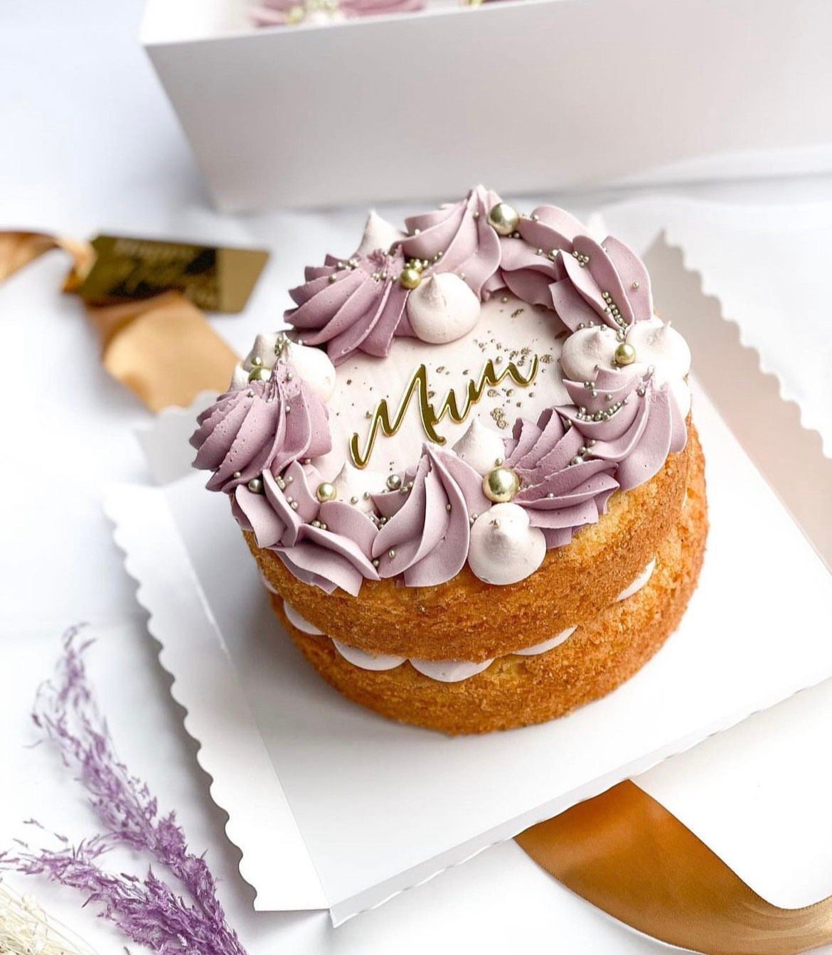 Acrylic Mum Script Topper