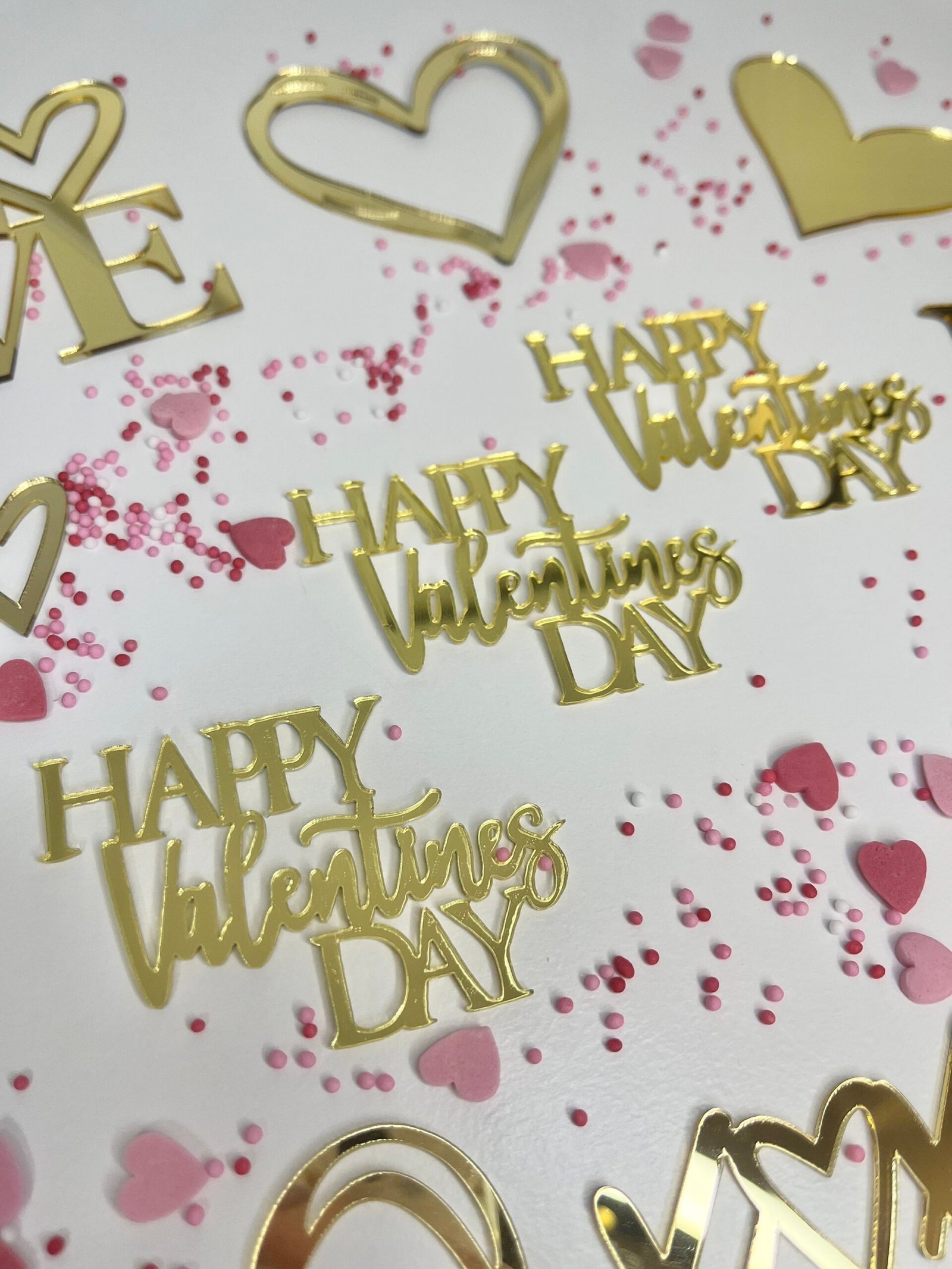 Acrylic Script Happy Valentines Day - Image 4
