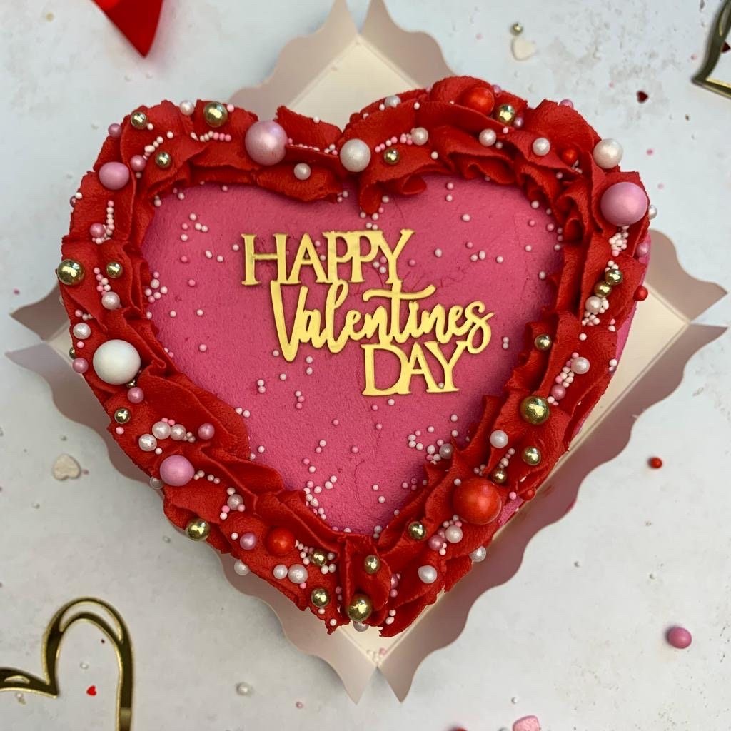 Acrylic Script Happy Valentines Day - Image 3