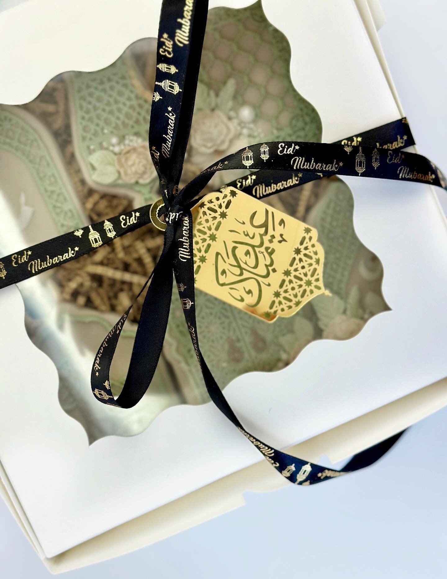 Ramadan Mubarak Arabic Acrylic Tag - Image 2