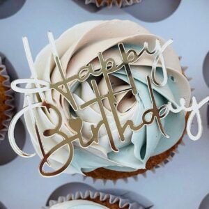 Acrylic Happy Birthday Topper