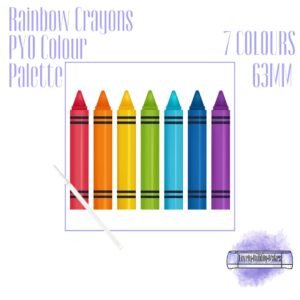 PYO Rainbow Crayon Paint Palette