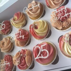 HBD, Name & Age Cupcake Topper Bundle