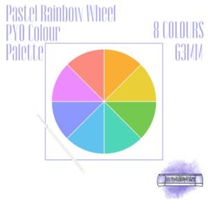 PYO Edible Pastel Rainbow Paint Palettes