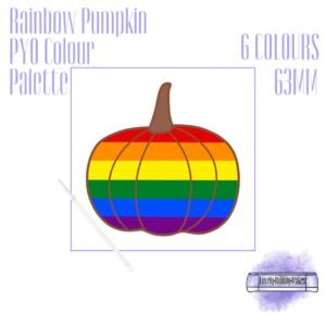PYO Edible Rainbow Pumpkin Paint Palette