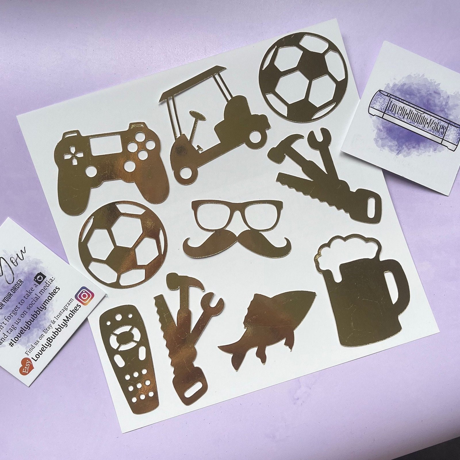 Father's Day Cupcake Topper Bundle - Image 7