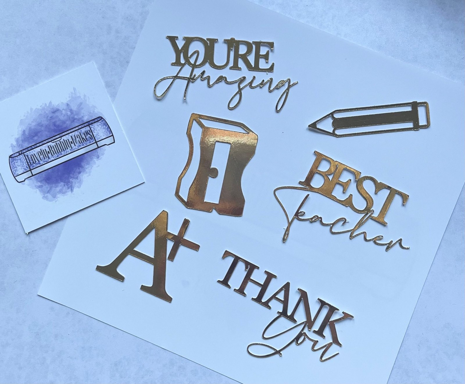 Teacher / Leavers / Teaching Assistant Cupcake Topper Bundle - Image 2