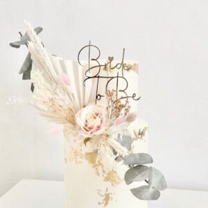 Bride To Be Card Cake Charm