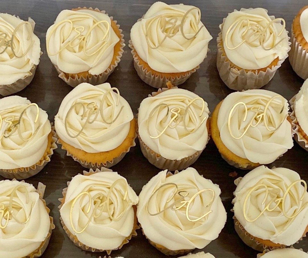 Initials Cupcake Topper - Image 2