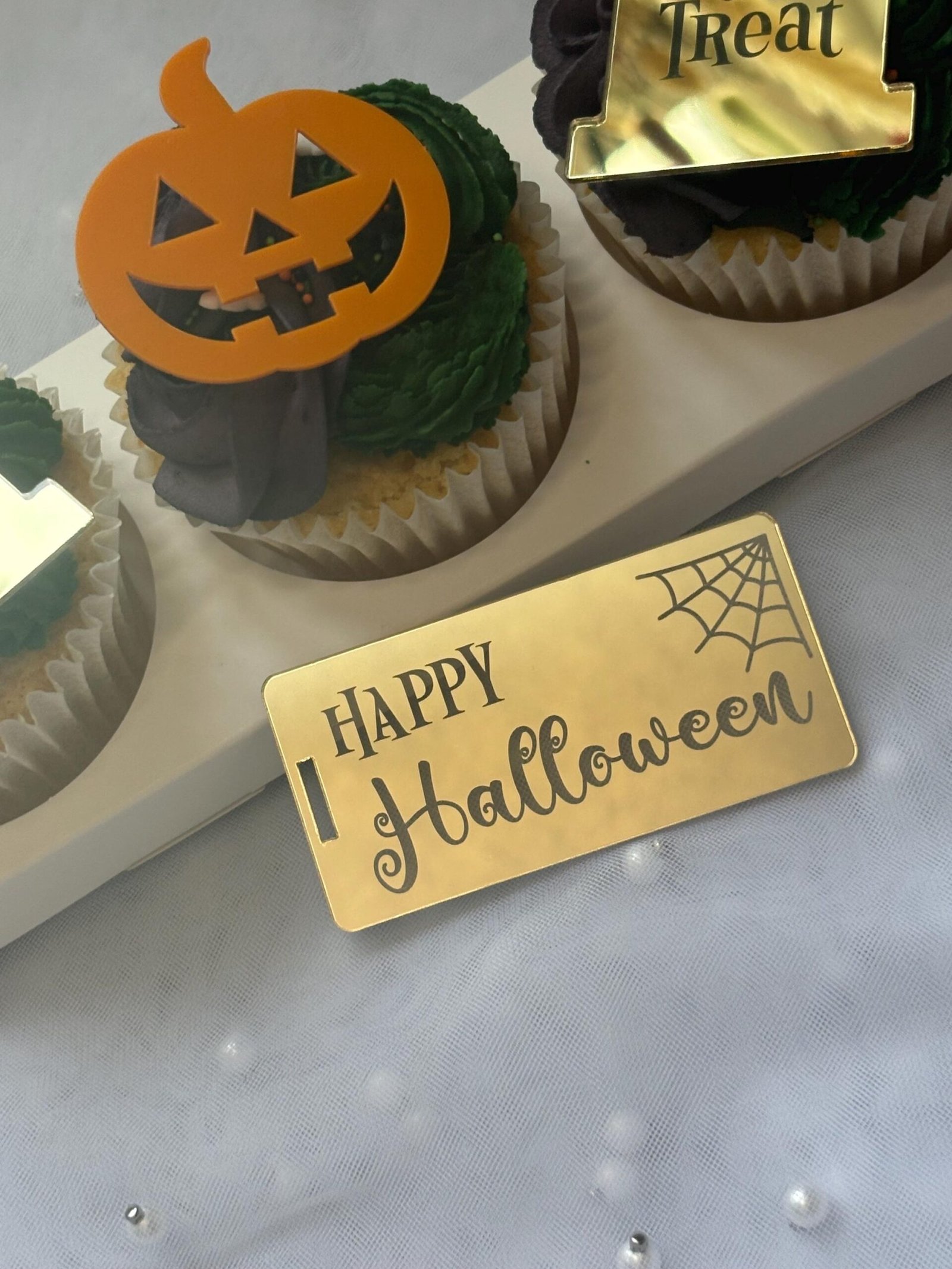 Happy Halloween Acrylic Tag - Image 2