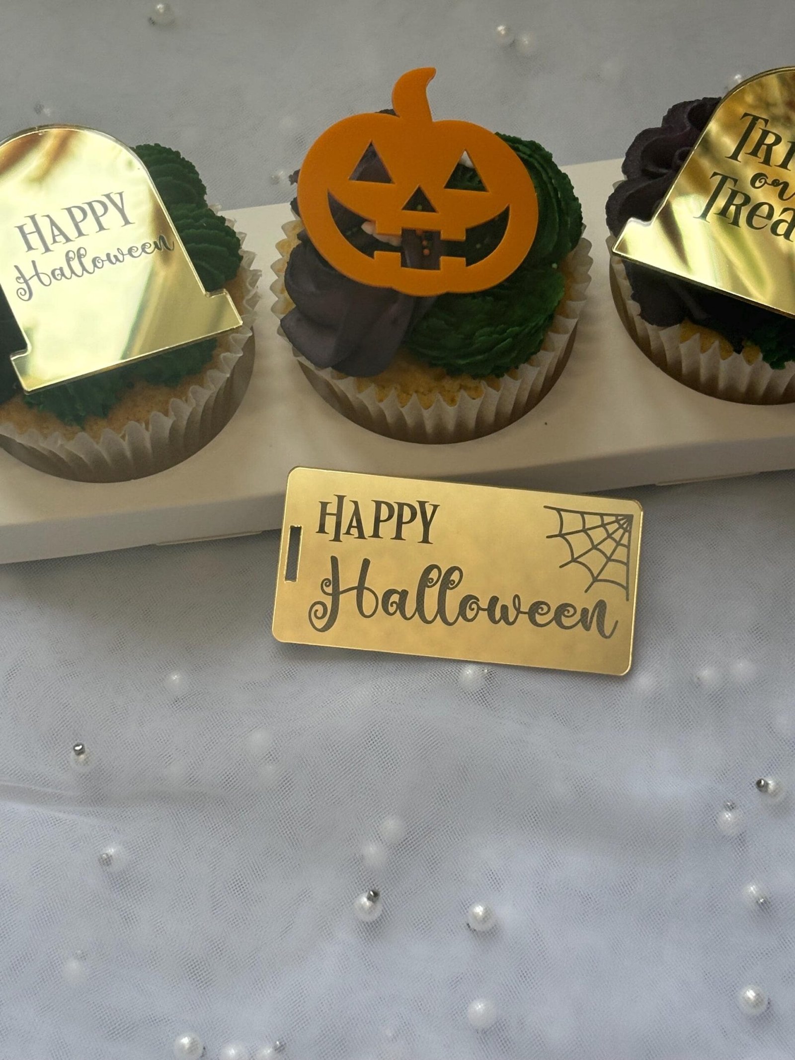 Happy Halloween Acrylic Tag - Image 4