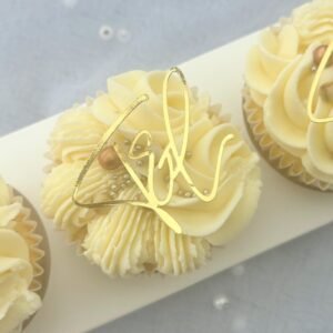 Initials Cupcake Topper