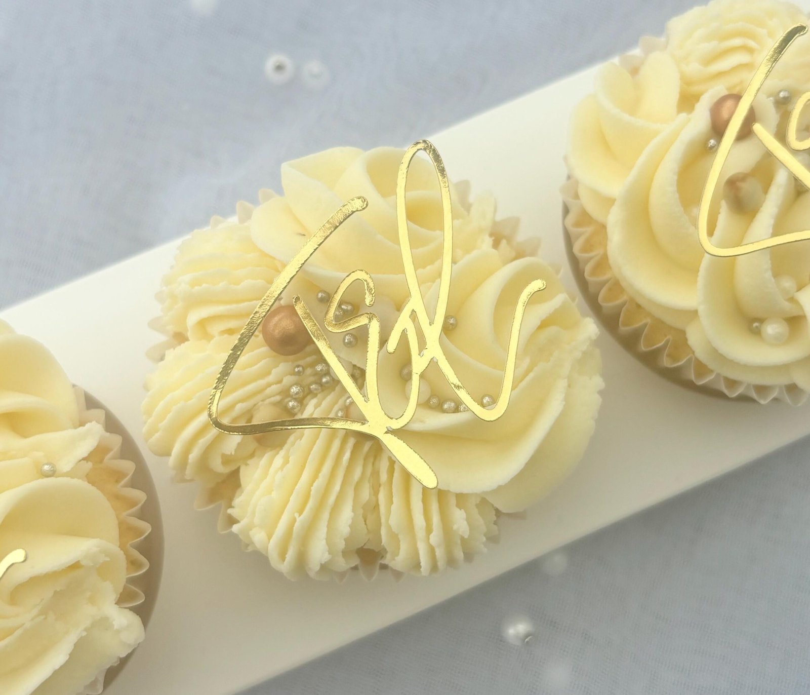 Initials Cupcake Topper