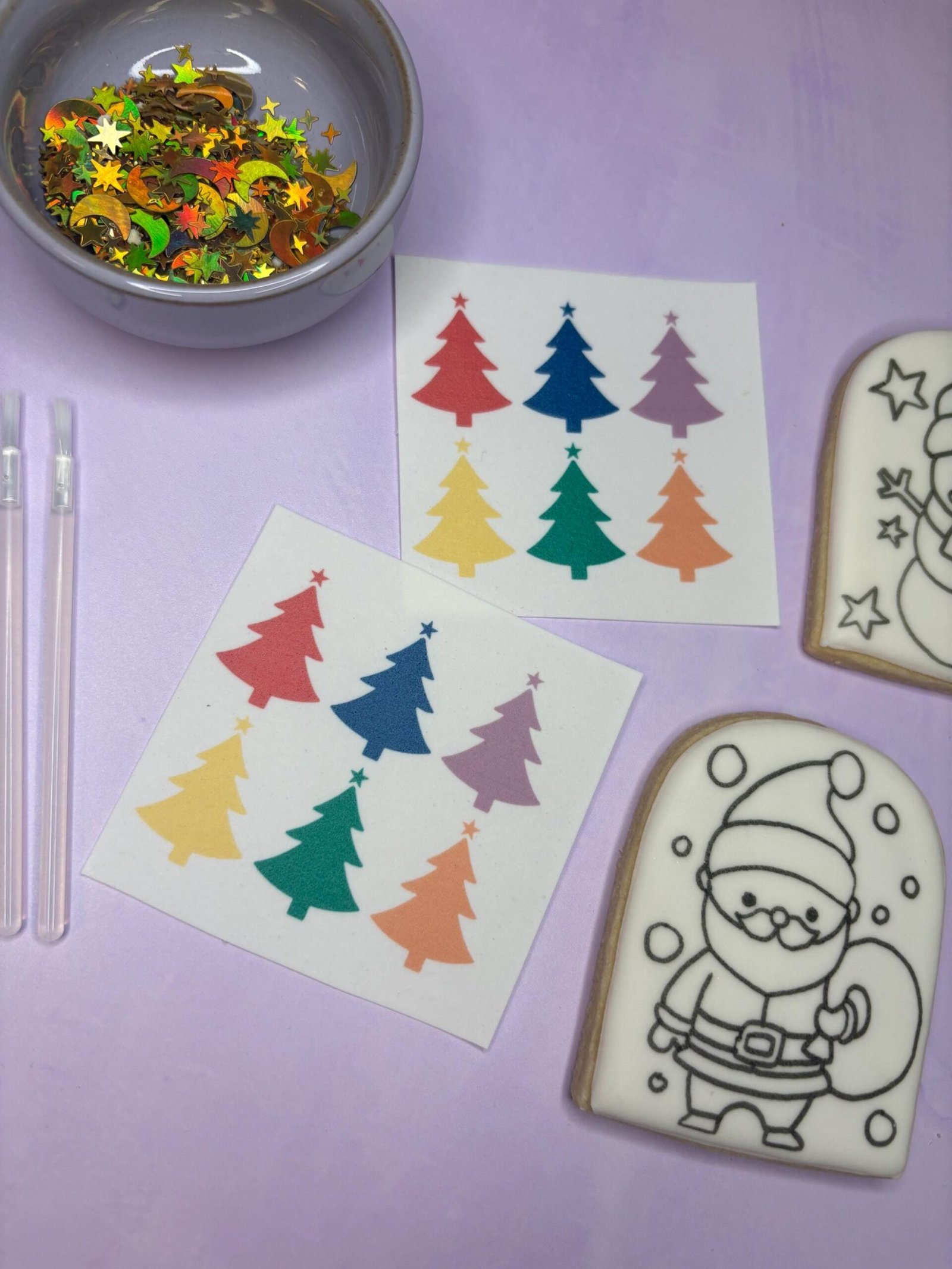Christmas Tree PYO Edible Paint Palette - Image 2
