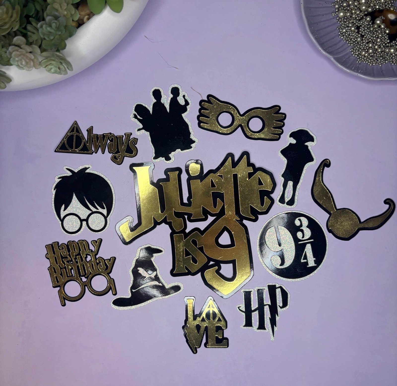 Harry Potter Style Birthday Toppers - Image 5