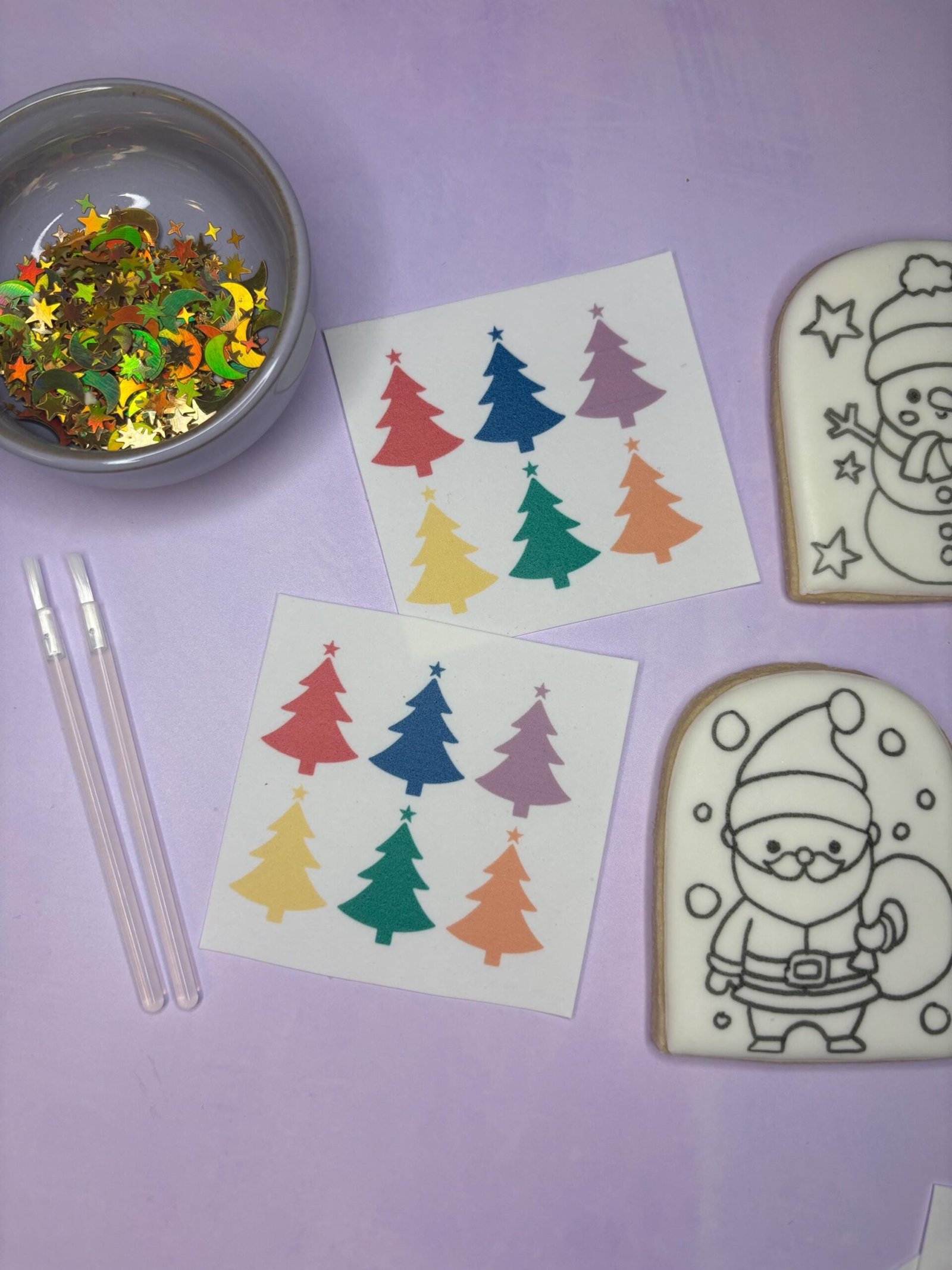 Christmas Tree PYO Edible Paint Palette