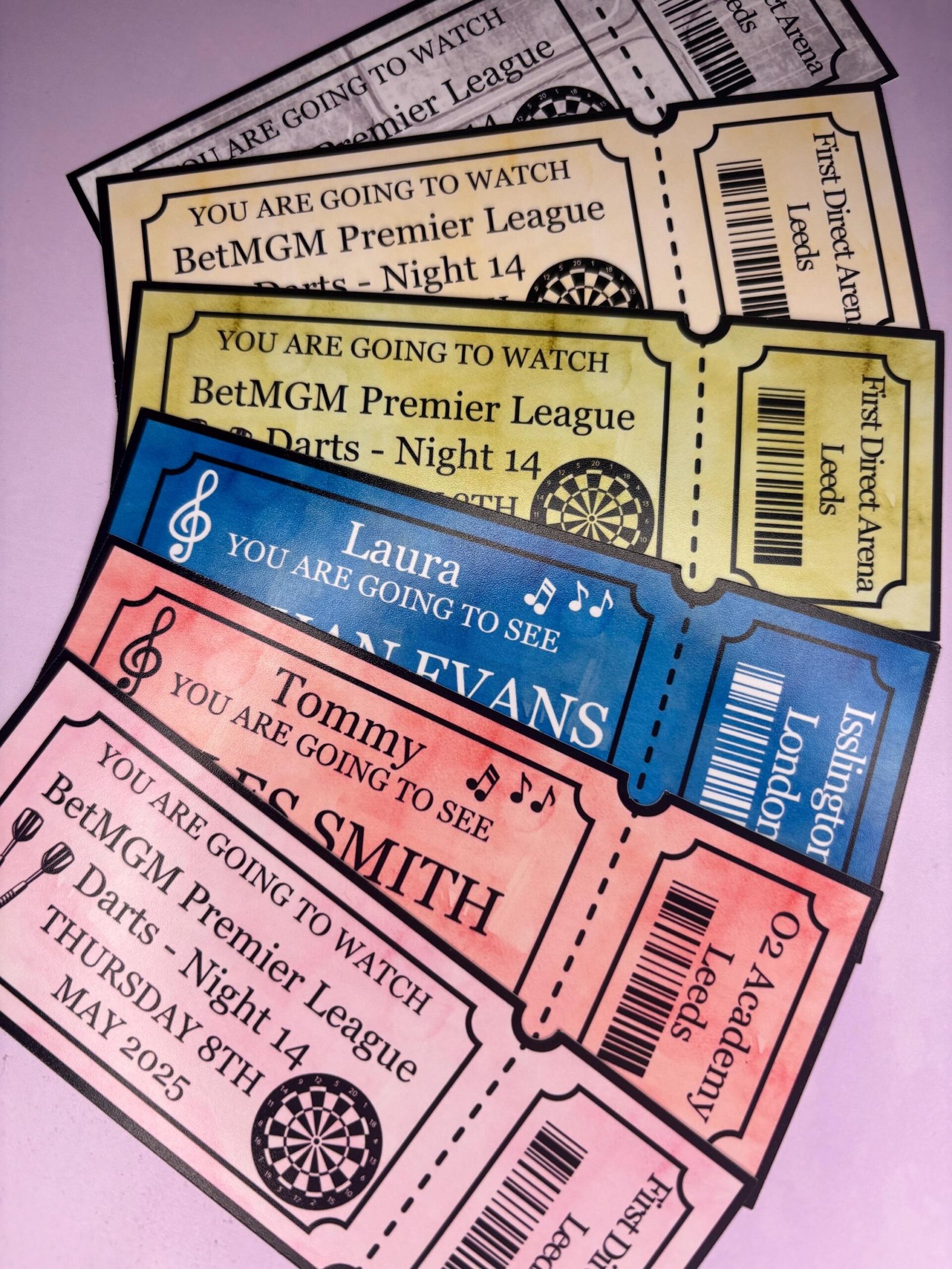 Personalised Printed Gift Ticket - Image 2
