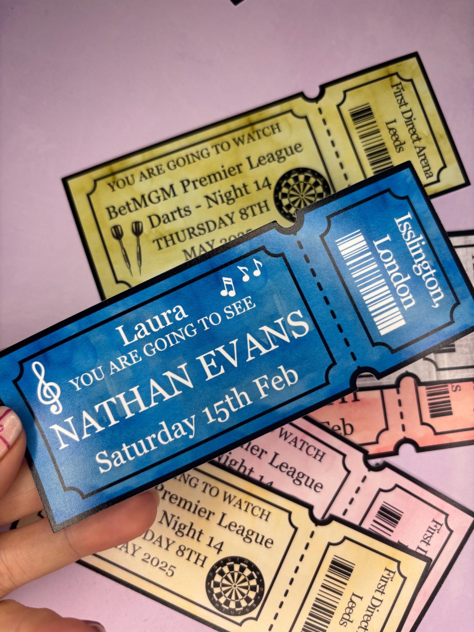 Personalised Printed Gift Ticket - Image 4