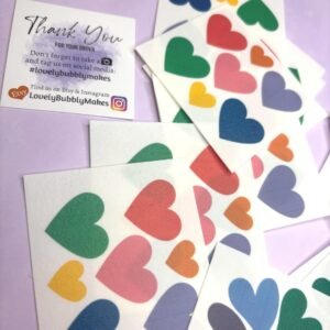 PYO Rainbow Hearts Colour Paint Palettes