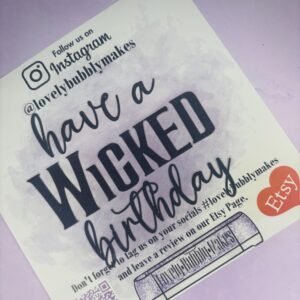 Wicked Birthday Cake Topper Charm