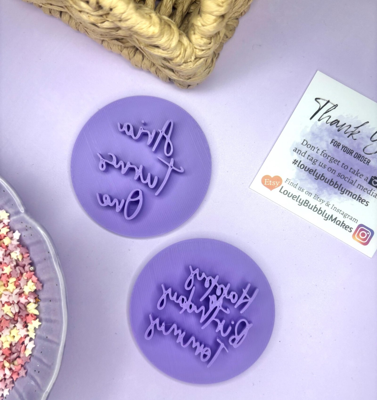 Personalised Cookie Fondant Stamp Embosser