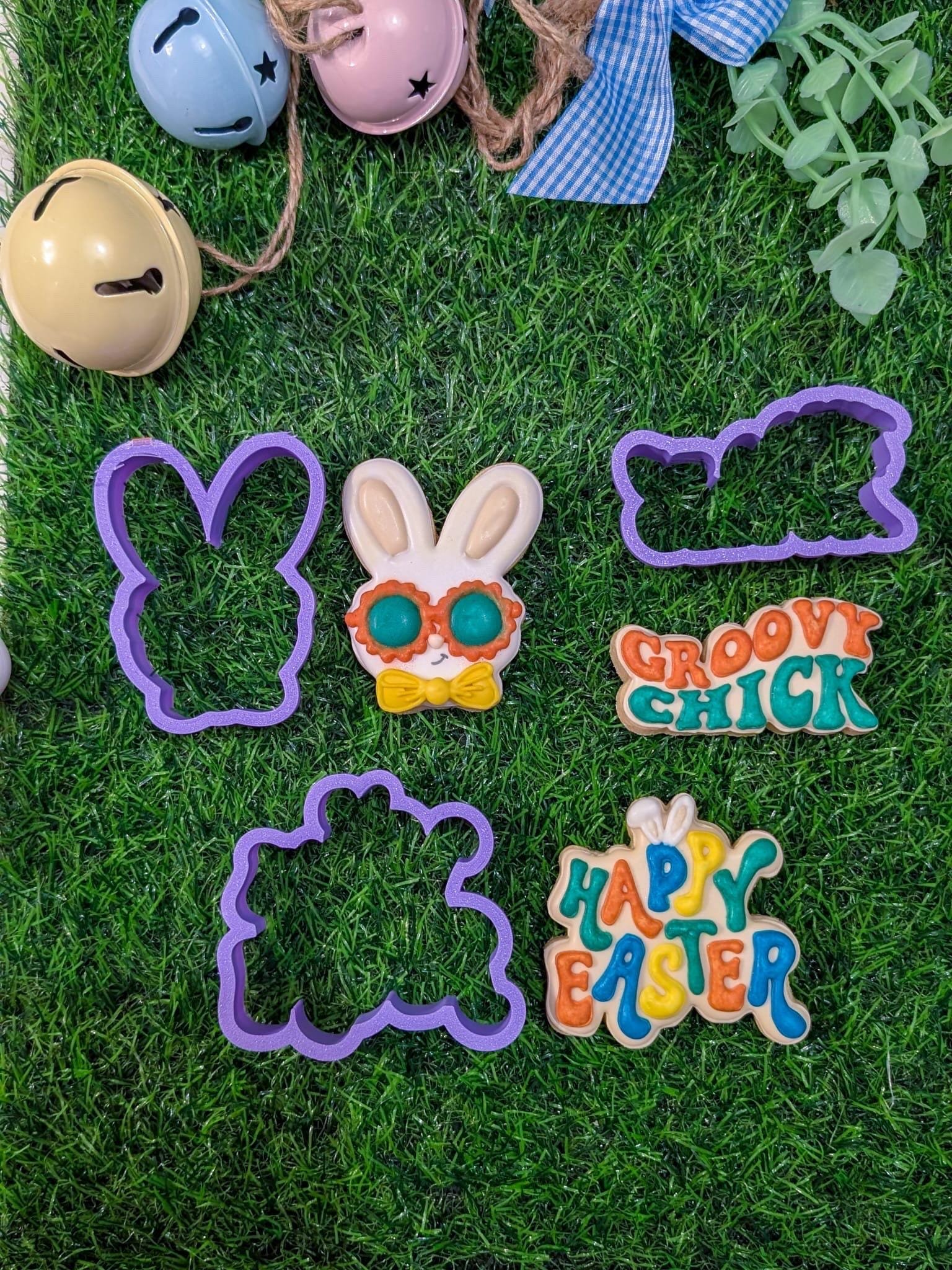 Groovy Chick Cookie Cutter