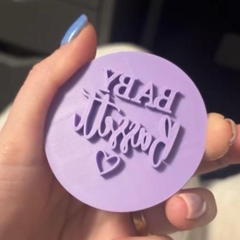 BABY *name* Cookie Fondant Stamp Embosser