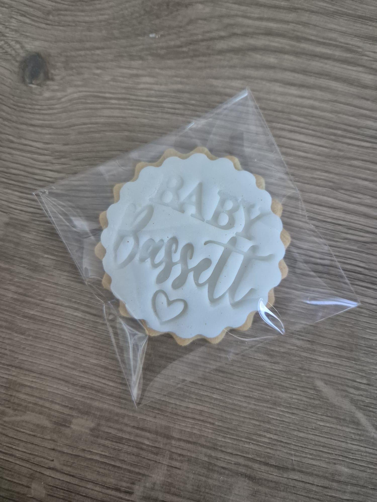 BABY *name* Cookie Fondant Stamp Embosser - Image 2