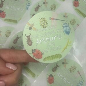 Bug Birthday Party Sticker