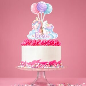 Unicorn Balloon Cake Topper