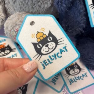 Edible Jelly Cat Swing Tag Topper