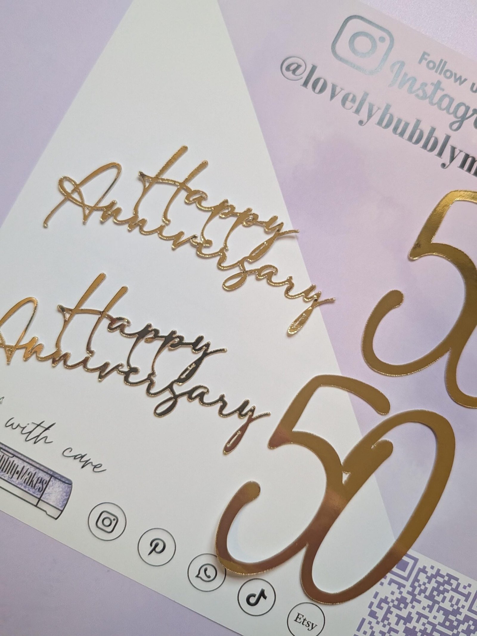 Happy Anniversary & Number Topper Bundle - Image 4