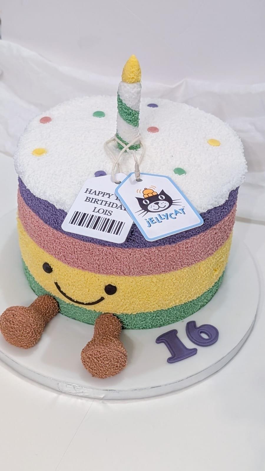 Jelly Cat Swing Tag Topper