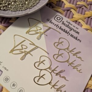 Dekha Dekhi & Initials Topper Bundle