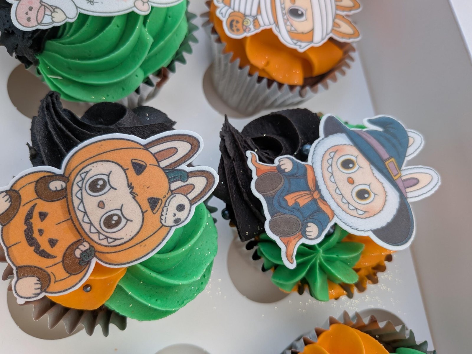 Pre Cut Labubu Halloween Edible Card Toppers - Image 2