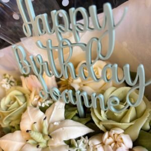 Acrylic Cake Topper