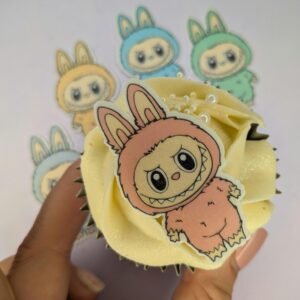 Pre Cut Labubu Edible Card Toppers