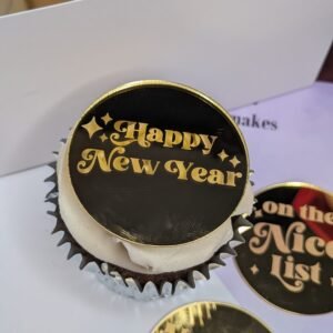 Retro Happy New Year Acrylic Disc